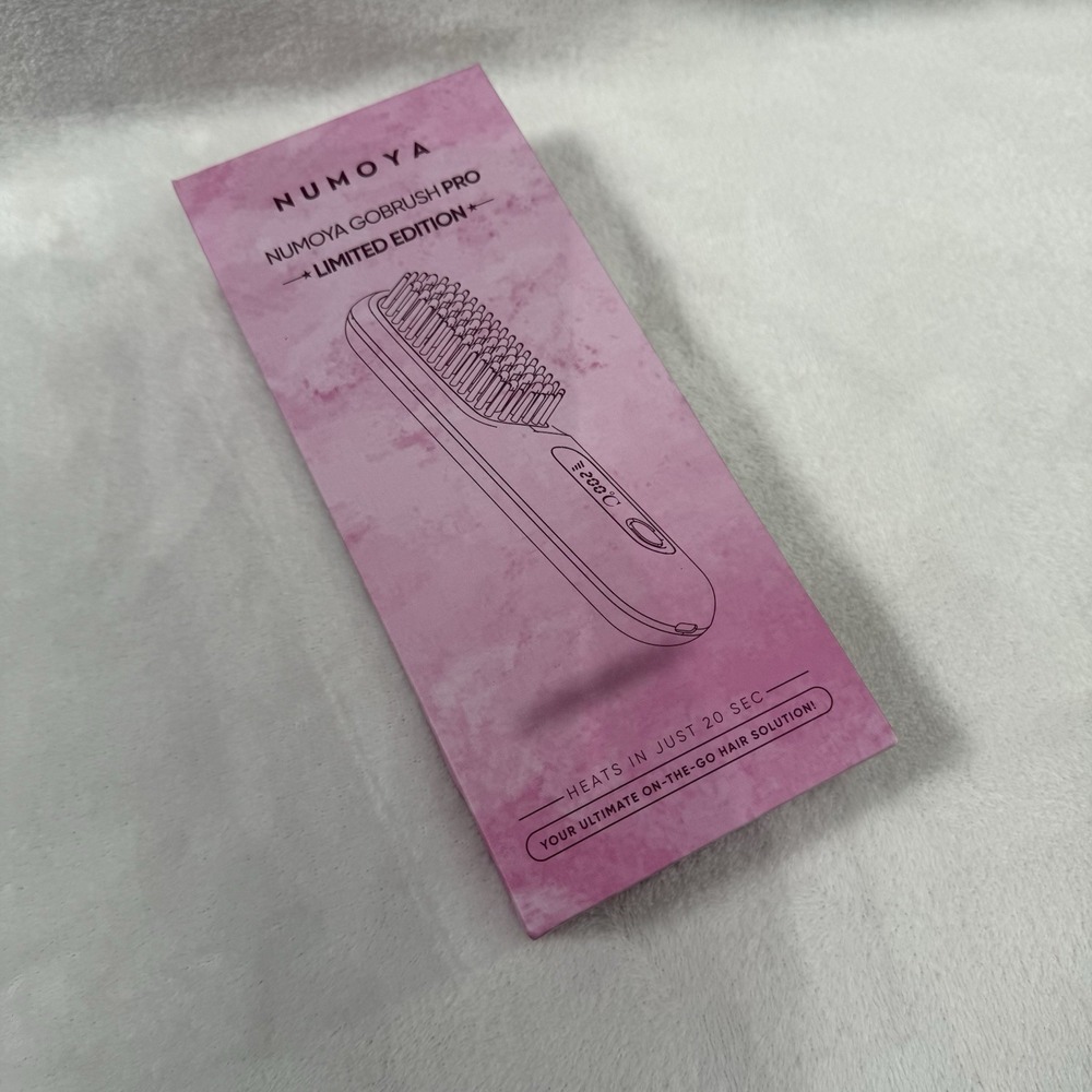 NUMOYA GO BRUSH Pro: Model S7, Cordless Portable Straightener Brush New Open Box